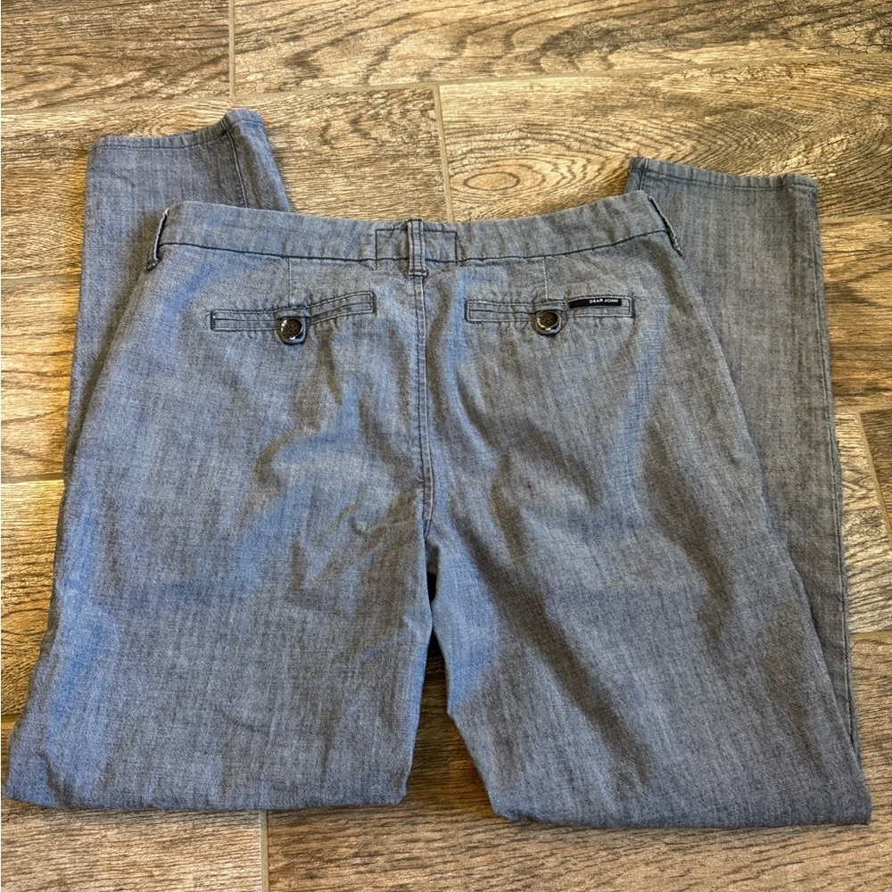 Dear John Blue Straight Leg Pants. Size 27 - Picture 7 of 10
